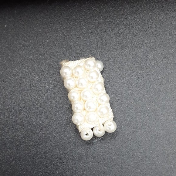 Vintage Beaded Clutch with Strap the Front has a Scallop Design Made in Japan - Picture 11 of 12